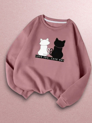 Draxstar Premi Full Sleeve Printed Women Sweatshirt