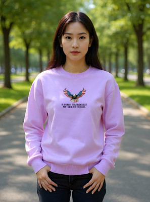 flyind Full Sleeve Printed Men & Women Sweatshirt