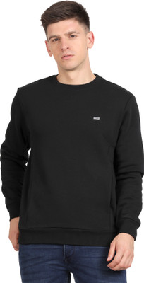t-base Full Sleeve Solid Men Sweatshirt