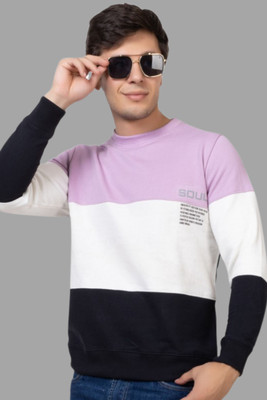 Pyro Spirit Full Sleeve Color Block Men Sweatshirt