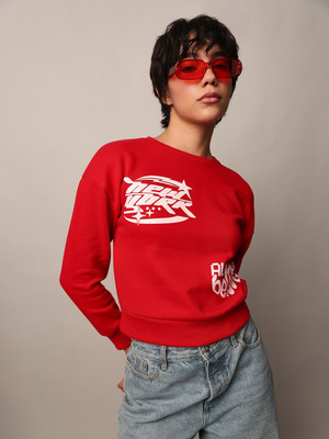 ONLY Full Sleeve Printed Women Sweatshirt