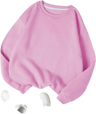 RETROIT Full Sleeve Solid Women Sweatshirt