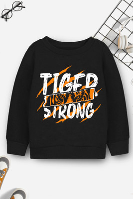 HERE&NOW Full Sleeve Printed Boys Sweatshirt