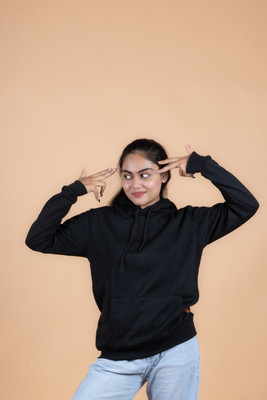 JRCY Full Sleeve Color Block Women Sweatshirt