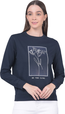 Dollar Full Sleeve Printed Women Sweatshirt