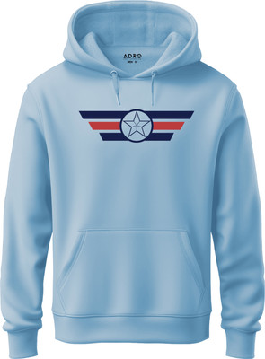 ADRO Full Sleeve Graphic Print Men Reversible Sweatshirt