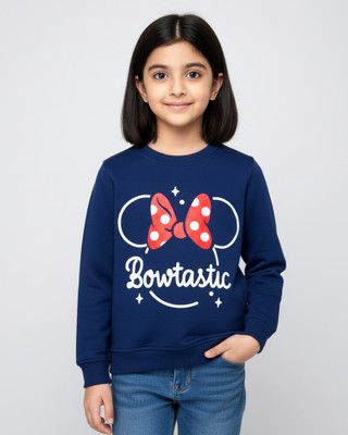 DISNEY BY MISS & CHIEF Full Sleeve Printed Girls Sweatshirt