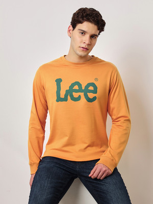 LEE Full Sleeve Solid Men Sweatshirt