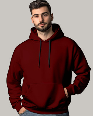 ENITOR Full Sleeve Solid Men Sweatshirt