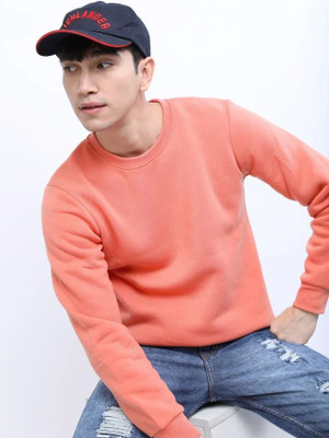 SPOWEARY Full Sleeve Solid Men Sweatshirt