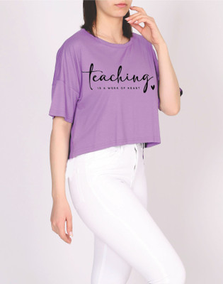 AVSENTERPRISE FASHION Short Sleeve Solid Women Sweatshirt