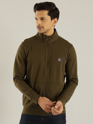 INDIAN TERRAIN Full Sleeve Solid Men Sweatshirt