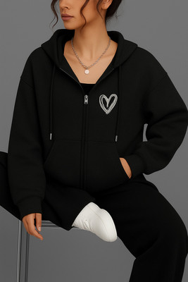 FARICON Full Sleeve Solid Women Sweatshirt