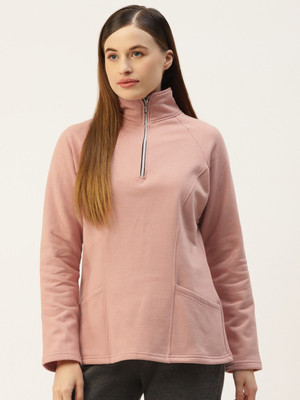 BRINNS Full Sleeve Self Design Women Sweatshirt