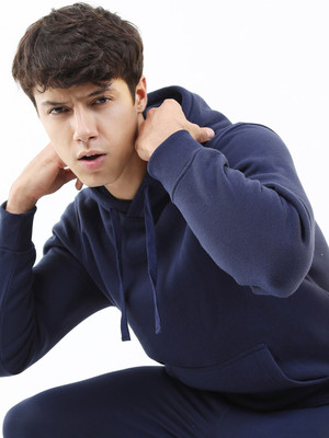 Timyka Full Sleeve Solid Men Sweatshirt