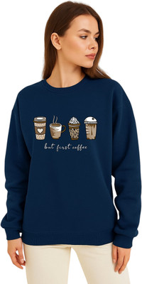 Stylezone Full Sleeve Self Design Women Sweatshirt