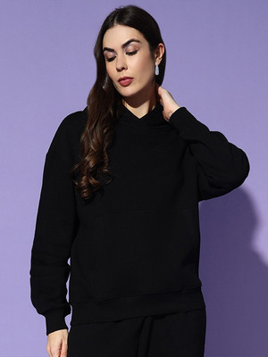 R Heaven Fashions Full Sleeve Solid Women Sweatshirt