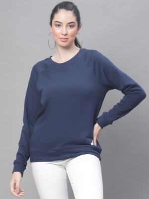 Rute Full Sleeve Solid Women Sweatshirt