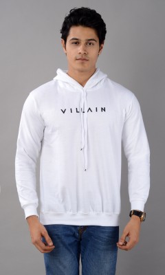 VILLAIN Full Sleeve Solid Men Sweatshirt