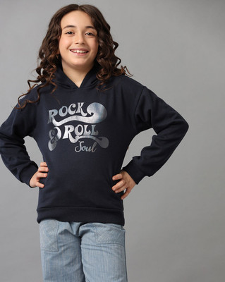 Under Fourteen Only Full Sleeve Printed Girls Sweatshirt