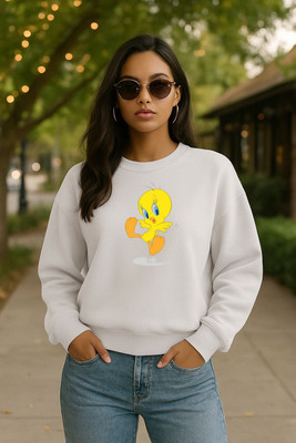 Mundali Full Sleeve Printed Women Sweatshirt