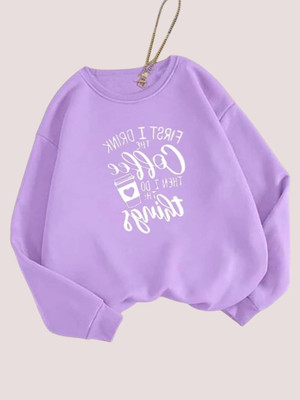 Draxstar Premi Full Sleeve Graphic Print Women Sweatshirt