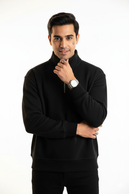 Alvis Trends Full Sleeve Solid Men Sweatshirt