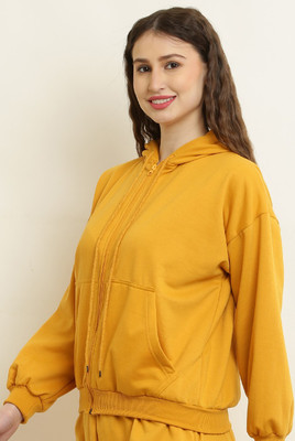 universal traderss Full Sleeve Solid Women Sweatshirt