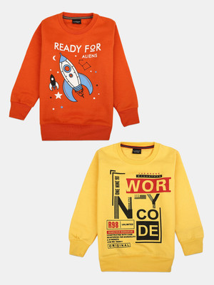 V-MART Full Sleeve Printed Boys Sweatshirt