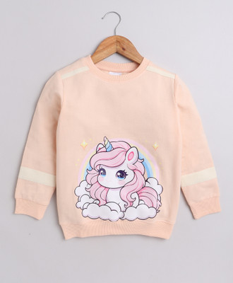 BUMZEE Full Sleeve Printed Girls Sweatshirt