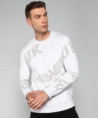 French Connection Full Sleeve Printed Men Sweatshirt