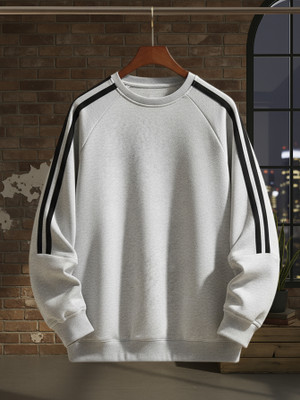 FashionAndYOUTH Full Sleeve Striped Men Sweatshirt