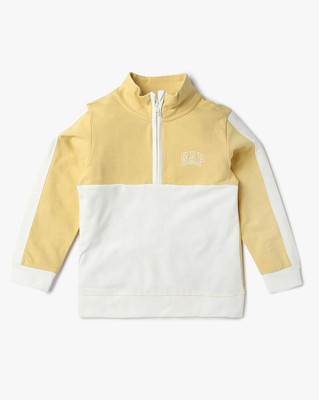 GAP Full Sleeve Color Block Girls Sweatshirt