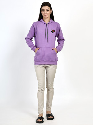 Viboul Full Sleeve Applique Women Sweatshirt