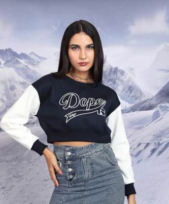 Tokyo Talkies Full Sleeve Printed Women Sweatshirt