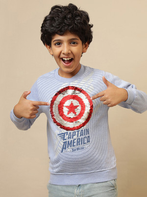 kidsville Full Sleeve Graphic Print Boys Sweatshirt