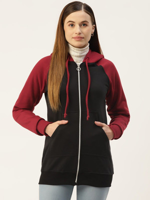 BRINNS Full Sleeve Color Block Women Sweatshirt