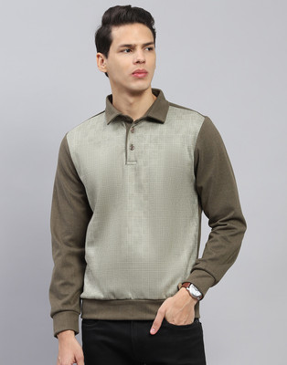 MONTE CARLO Full Sleeve Self Design Men Sweatshirt
