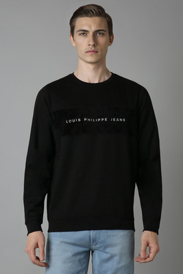 Louis Philippe Jeans Full Sleeve Solid Men Sweatshirt