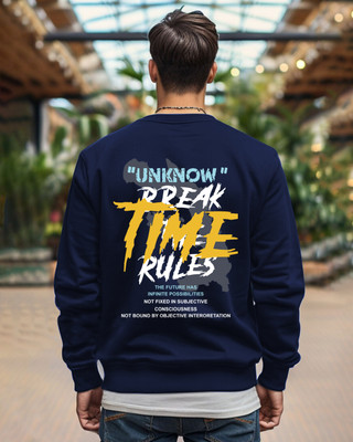 FastColors Full Sleeve Graphic Print Men Sweatshirt
