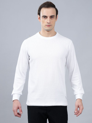 CANTABIL Full Sleeve Solid Men Sweatshirt