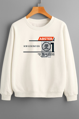 ABSTER Full Sleeve Graphic Print Men Sweatshirt