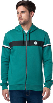 BEING HUMAN Full Sleeve Color Block Men Sweatshirt