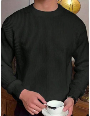 BOOM BAAM Full Sleeve Self Design Men Sweatshirt