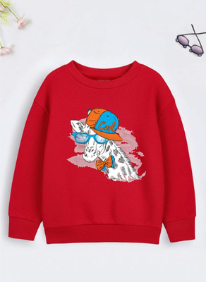 Kids Craft Full Sleeve Printed Girls Reversible Sweatshirt