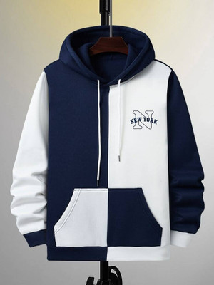 Try This Full Sleeve Color Block Men Sweatshirt
