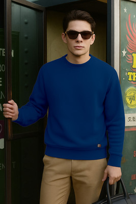 FTX Full Sleeve Solid Men Sweatshirt