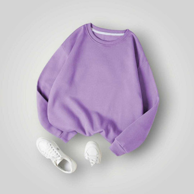 FAISALGARMENT Full Sleeve Solid Women Sweatshirt