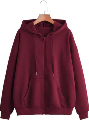 Deepra Creation Full Sleeve Solid Women Sweatshirt