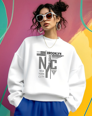 AUSK Full Sleeve Printed Women Sweatshirt